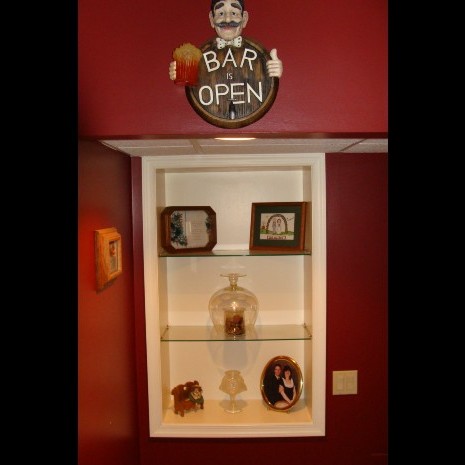 Bar Display Nook Phoenxville | Sovereign Construction Services