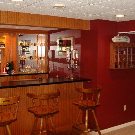 Basement and Custom Bar | Sovereign Construction Services