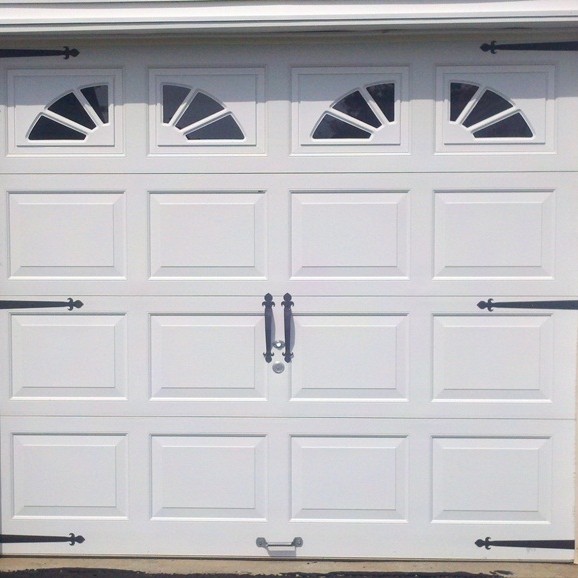 Decorative Hardware Added to Existing Garage | Sovereign Construction Services