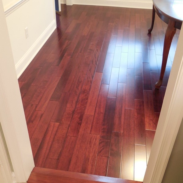 Johnson Samoan Mahogany Dining Room Flooring | Sovereign Construction Services