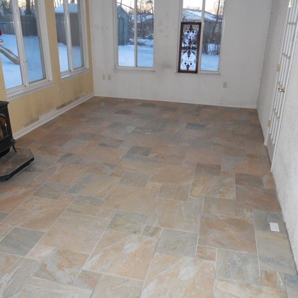 Sunroom Multi Piece Tile Pattern | Sovereign Construction Services