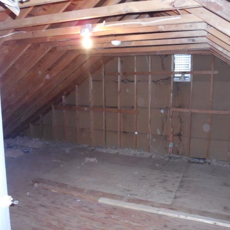 Attic Renovation Before | Sovereign Construction Services