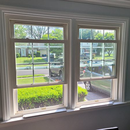Dining room interior window before