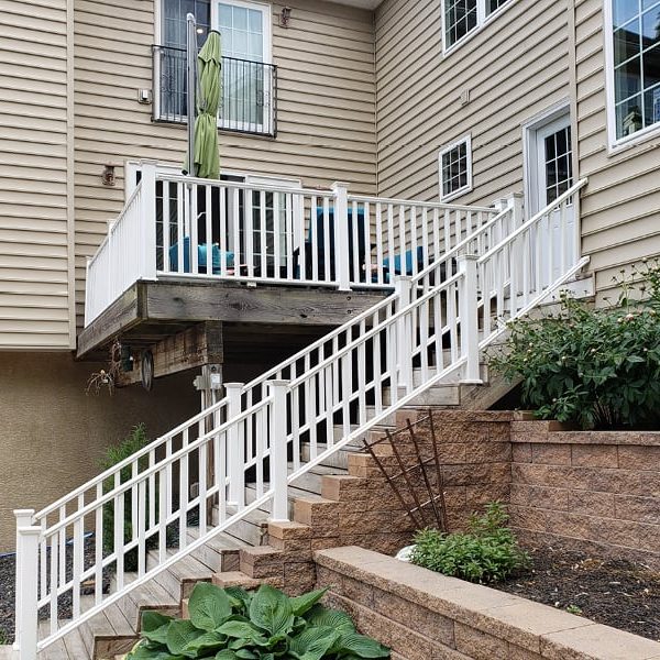 Eagleville Deck Renovation Before | Sovereign Construction Services