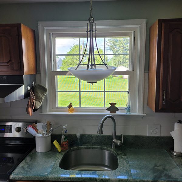 Kitchen interior window before