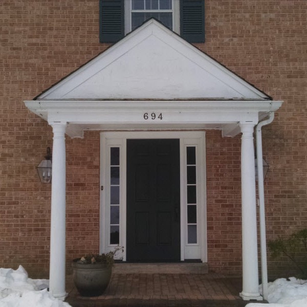 Front Porch Renovation Before | Sovereign Construction Services