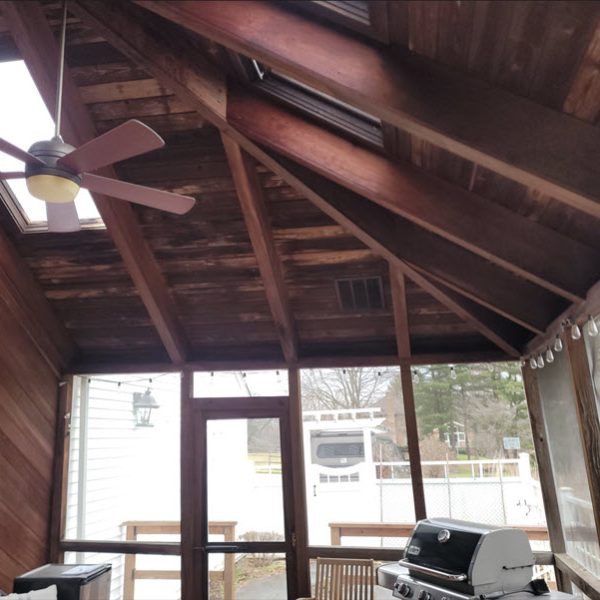 Screen Porch Renovation Wayne Before photo
