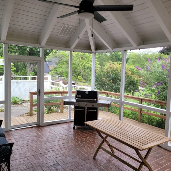 Screen Porch renovation wayne after